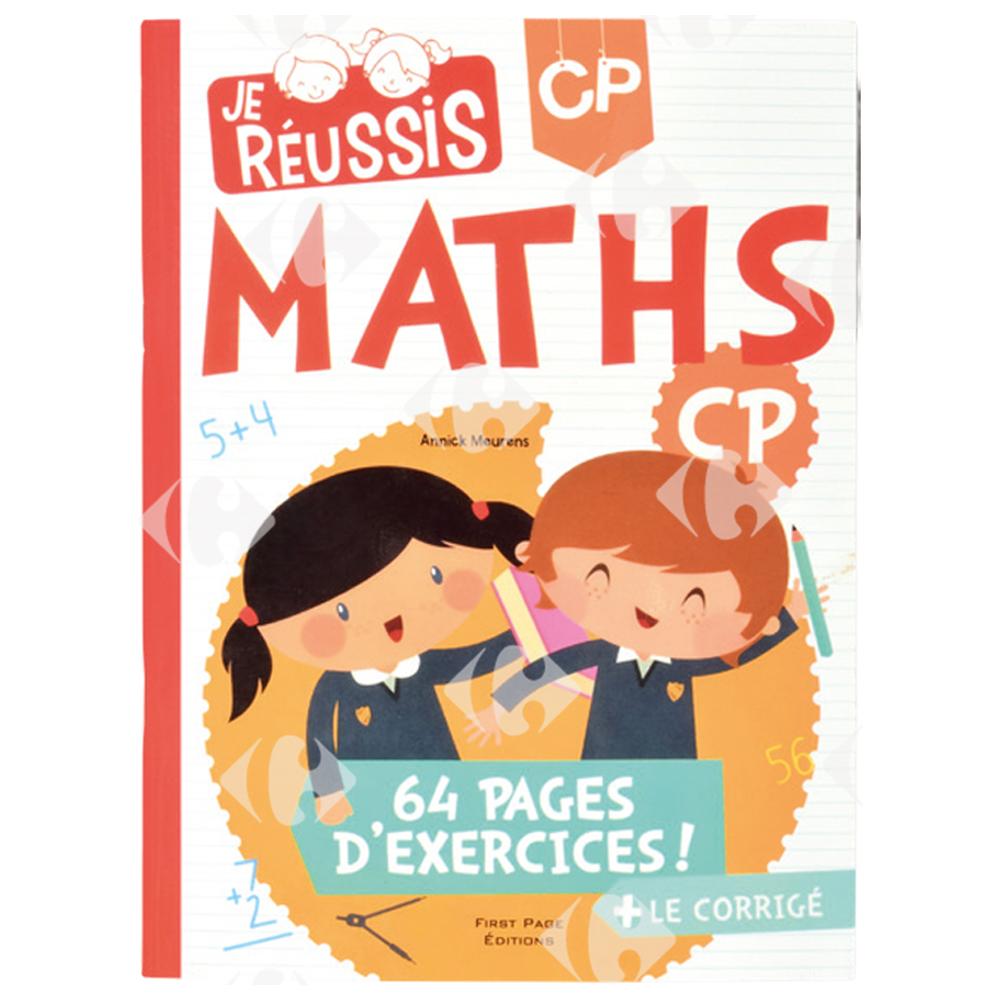 Livre de Maths Je réussis CP Edition Chaaraoui 64 pages d'exercices