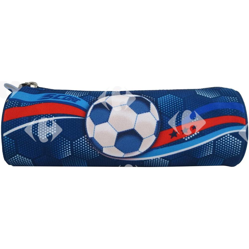 [685842] Trousse Ronde Bleue Football 22cm