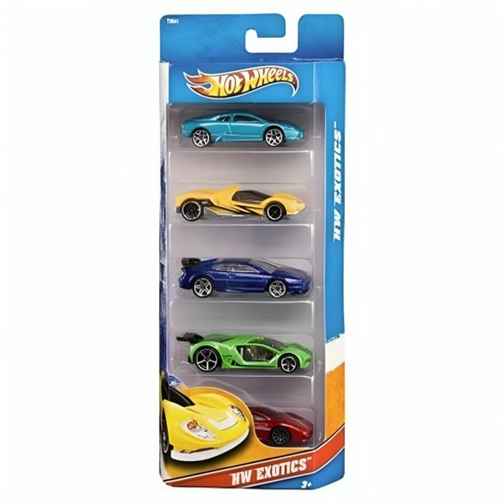 [418799] Rencontre de Voitures Hot Wheels Pack de 5