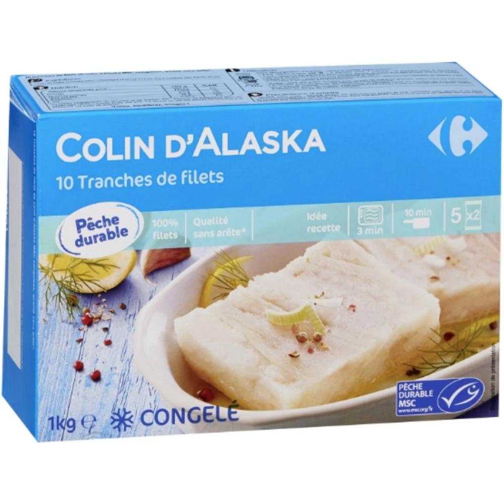 [625597] Colin d'Alaska Blanc Carrefour 10 unités 100g