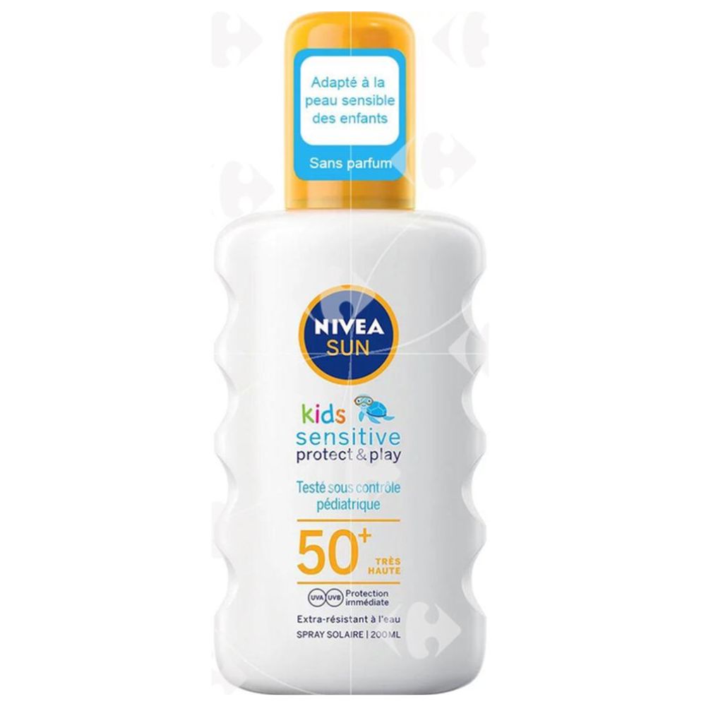 [552429] Spray Protect Sensitive Kids SPF 50 Nivea Sun 200ml.