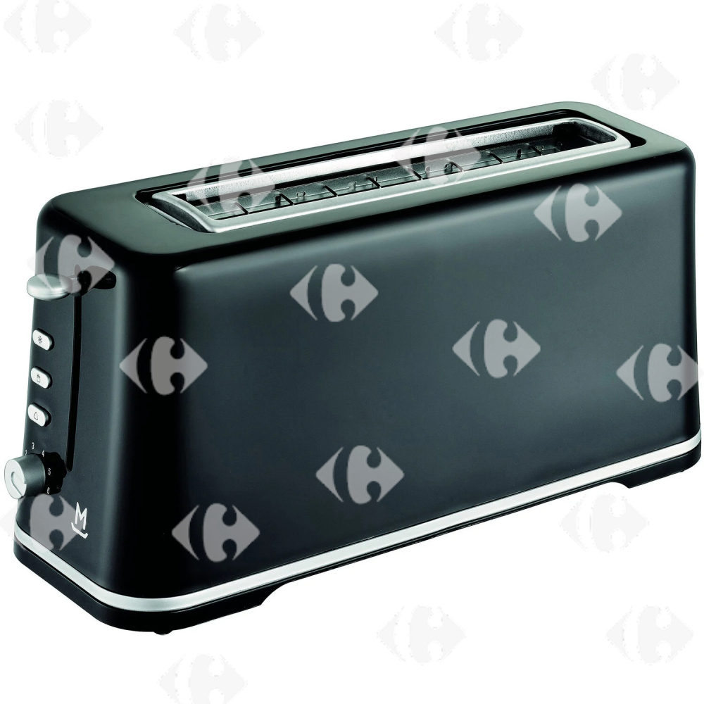 [625134] Grille-pain MT8616-16 Noir Mandine 980W.