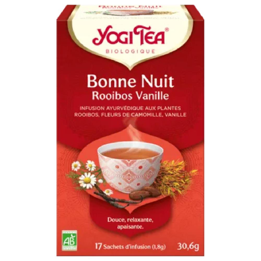 Infusion Bonne Nuit Rooibos Vanille Yogitea 34g.