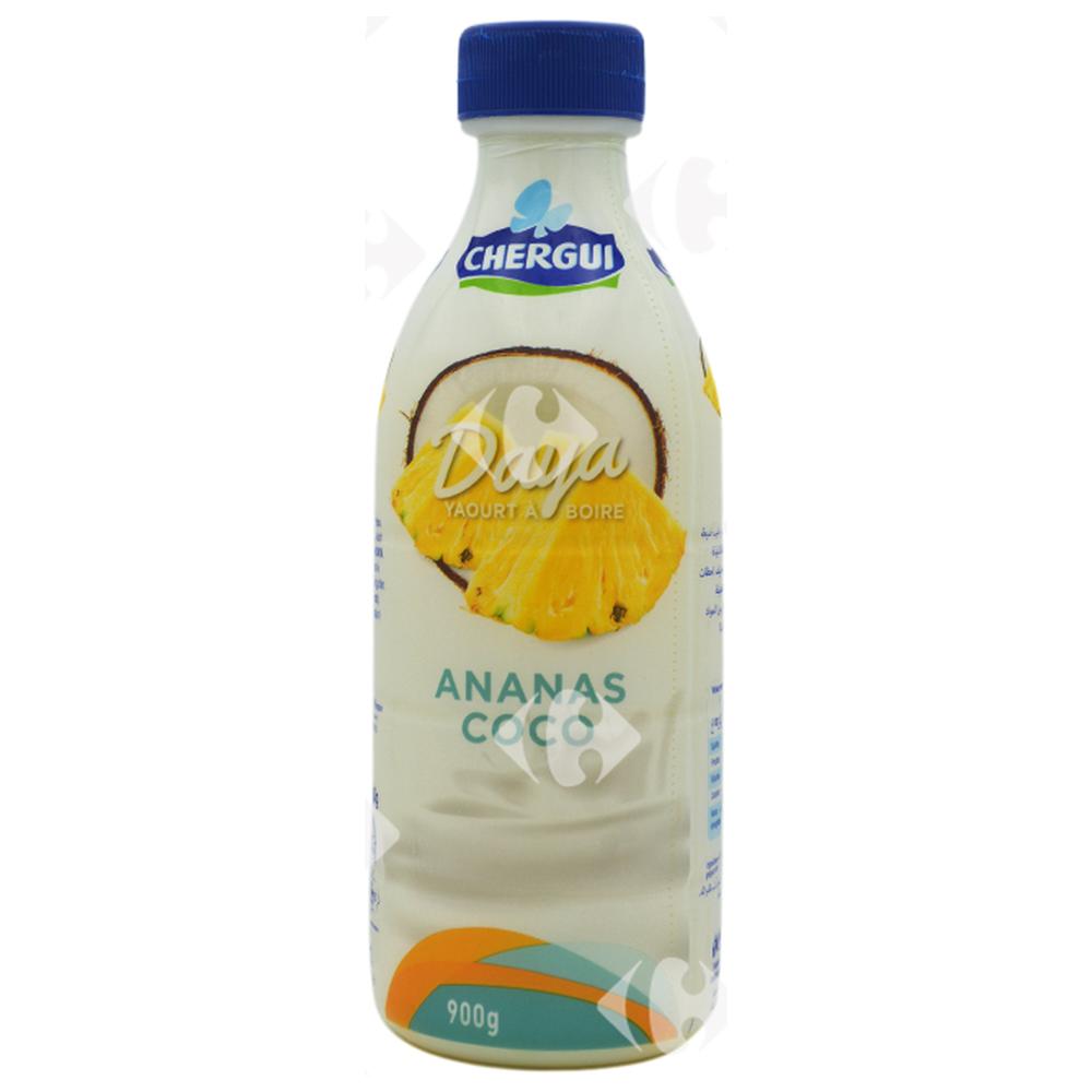 [587716] Yaourt à Boire Ananas Coco Daya Chergui 900g.