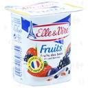 Dessert Lacté Fruits des Bois Elle Et Vire 125g.