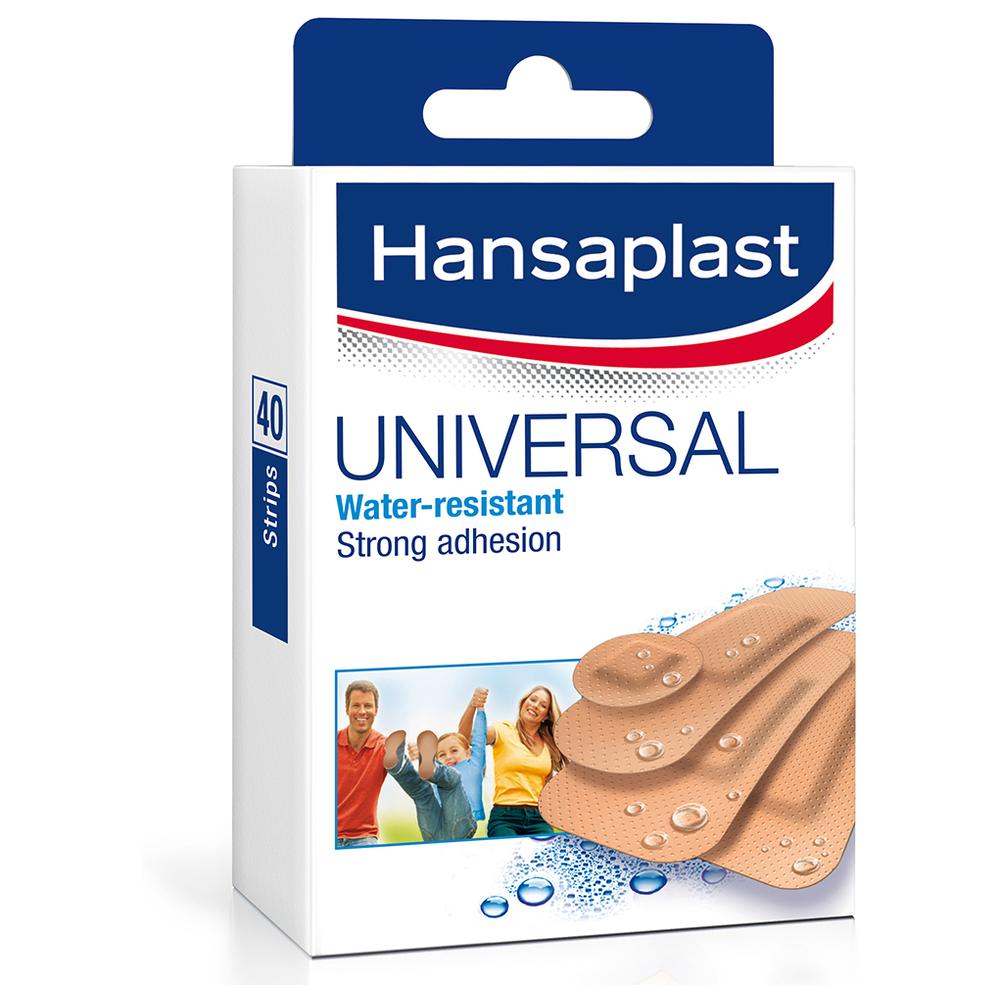 [20278] Pansements Universal Résistant à l'Eau Hansaplast 40 unités.