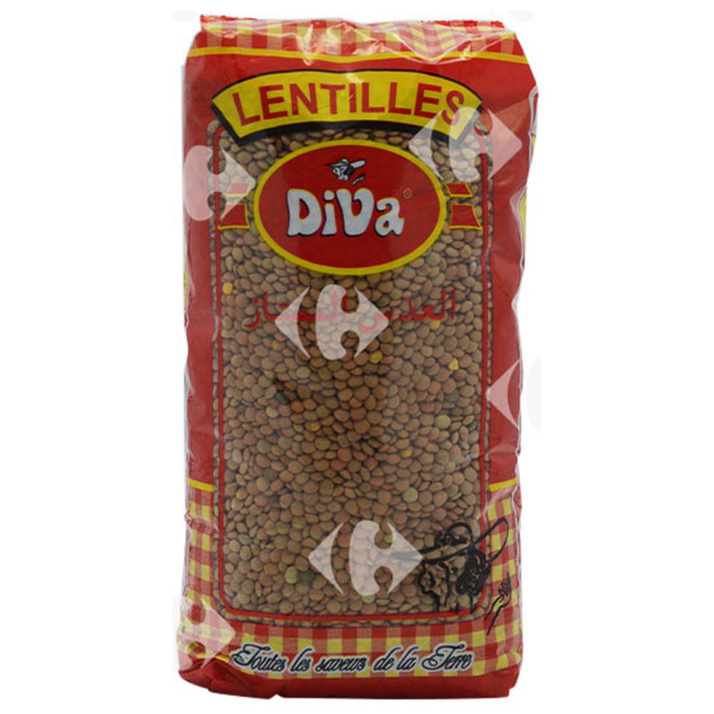 Lentilles Diva 1kg.