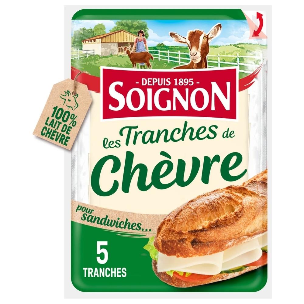 [699209] Fromage de Chèvre en Tranches Soignon 150g 5 tranches