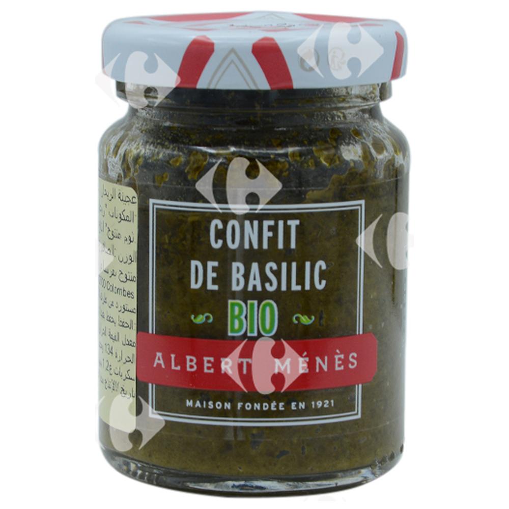 Pot Confit de Basilic Albert Menes 90g.