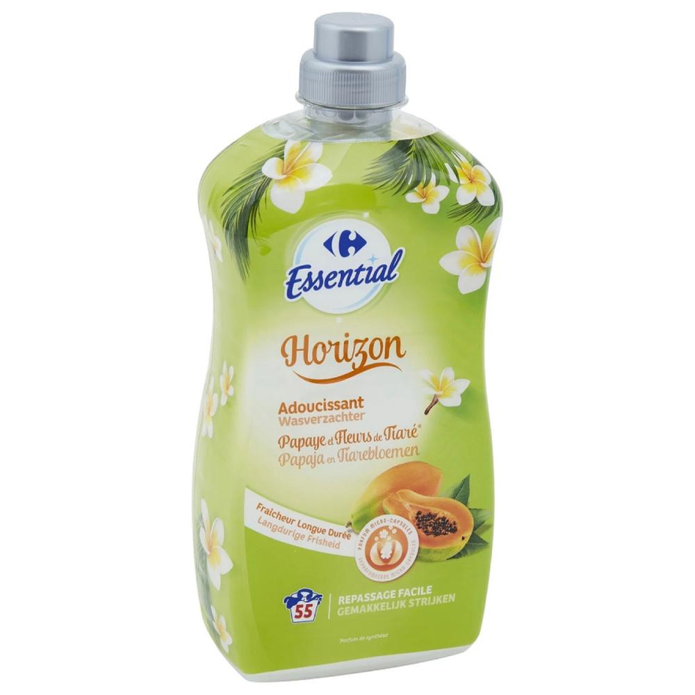 Adoucissant Papaye et Fleurs de Tiaré Carrefour Essential 1,5L