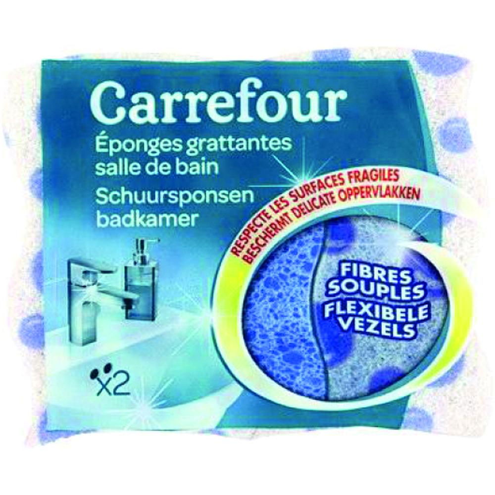 [171292] Éponges Salle de Bain Carrefour 2 unités