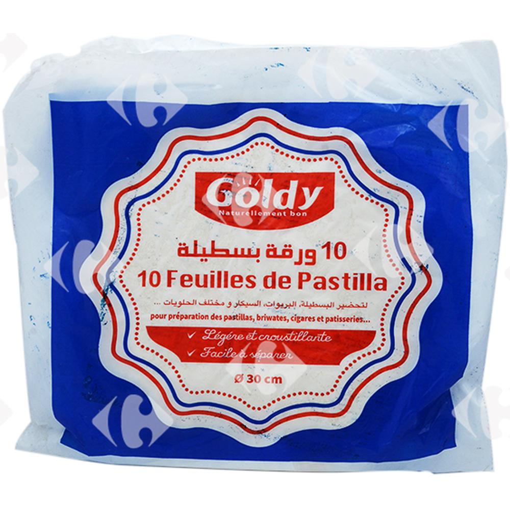 [611637] Feuilles de Pastilla Goldy 200g.