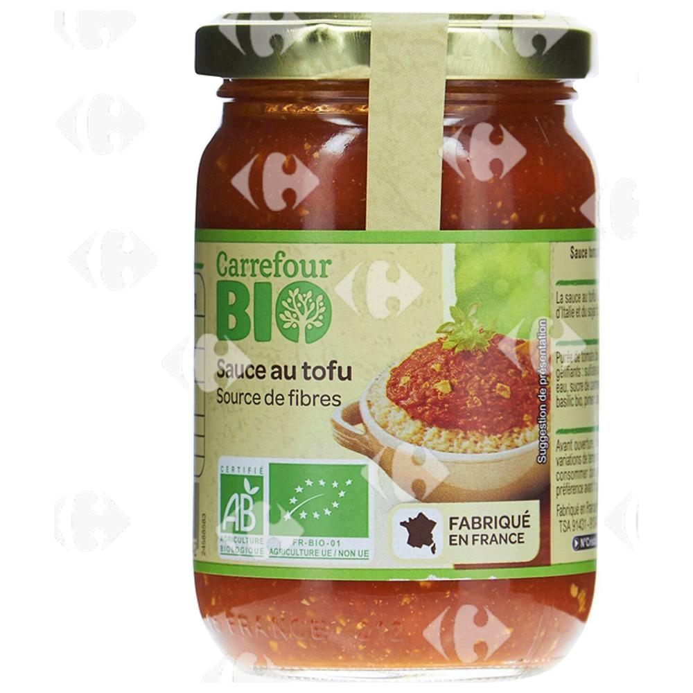 [666635] Sauce Bolognaise au Tofu Carrefour Bio 200g