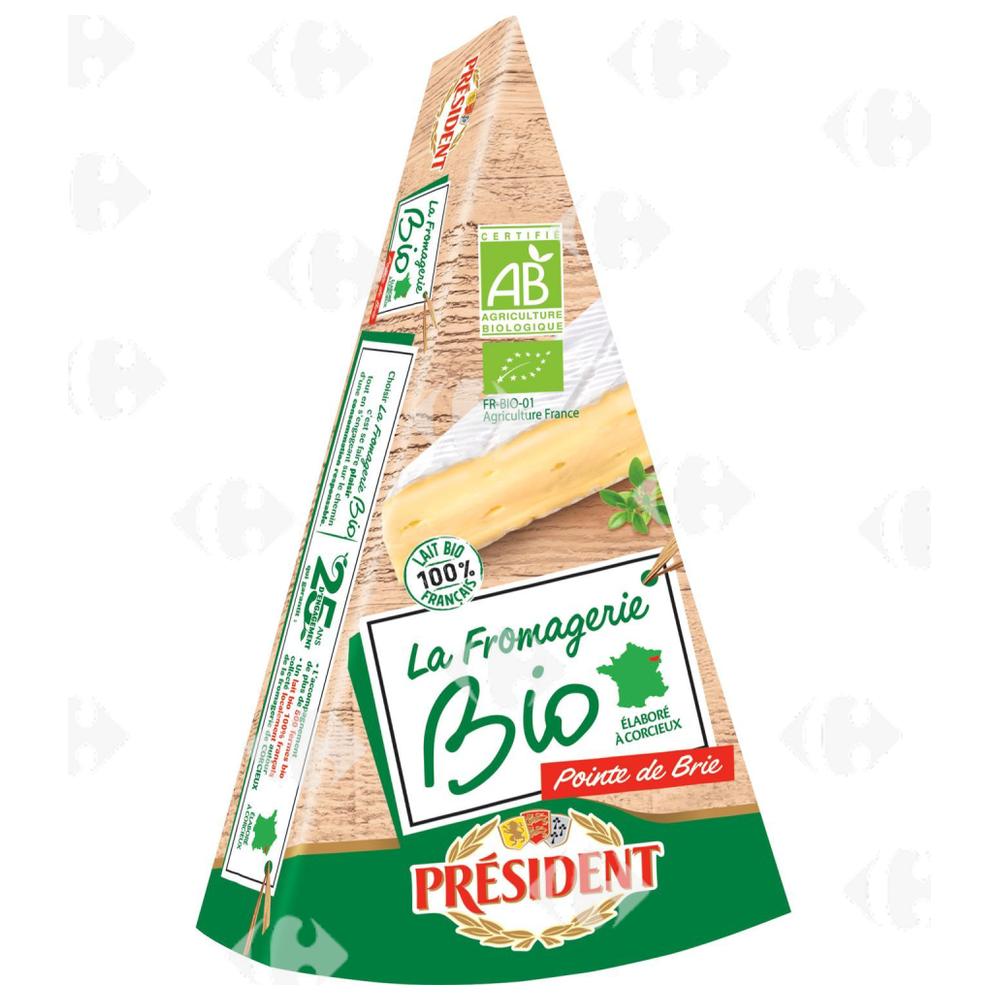 [662161] Pointe de Brie Bio Président 200g