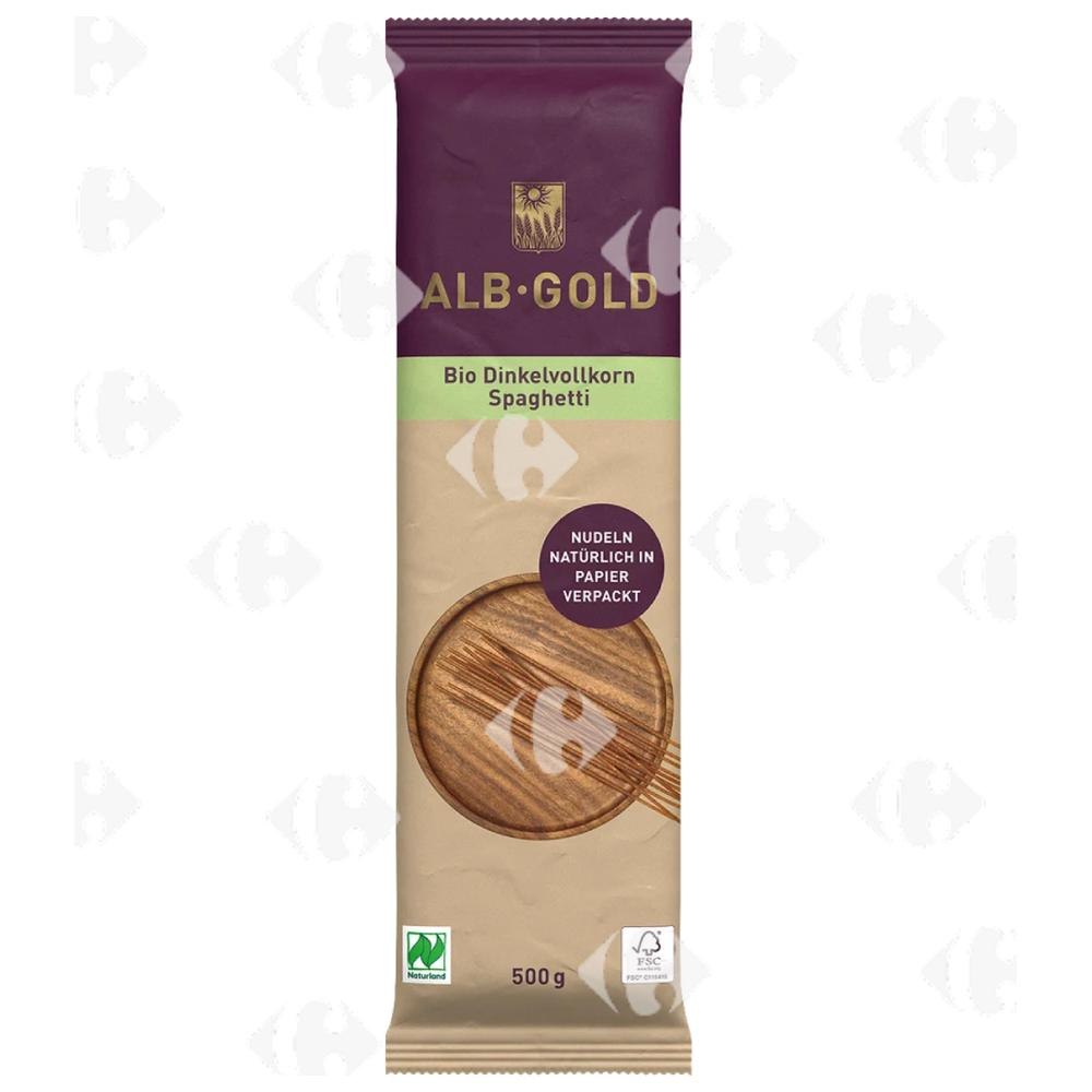 [682642] Spaghetti d'Épeautre Complet Bio Alb Gold 500g