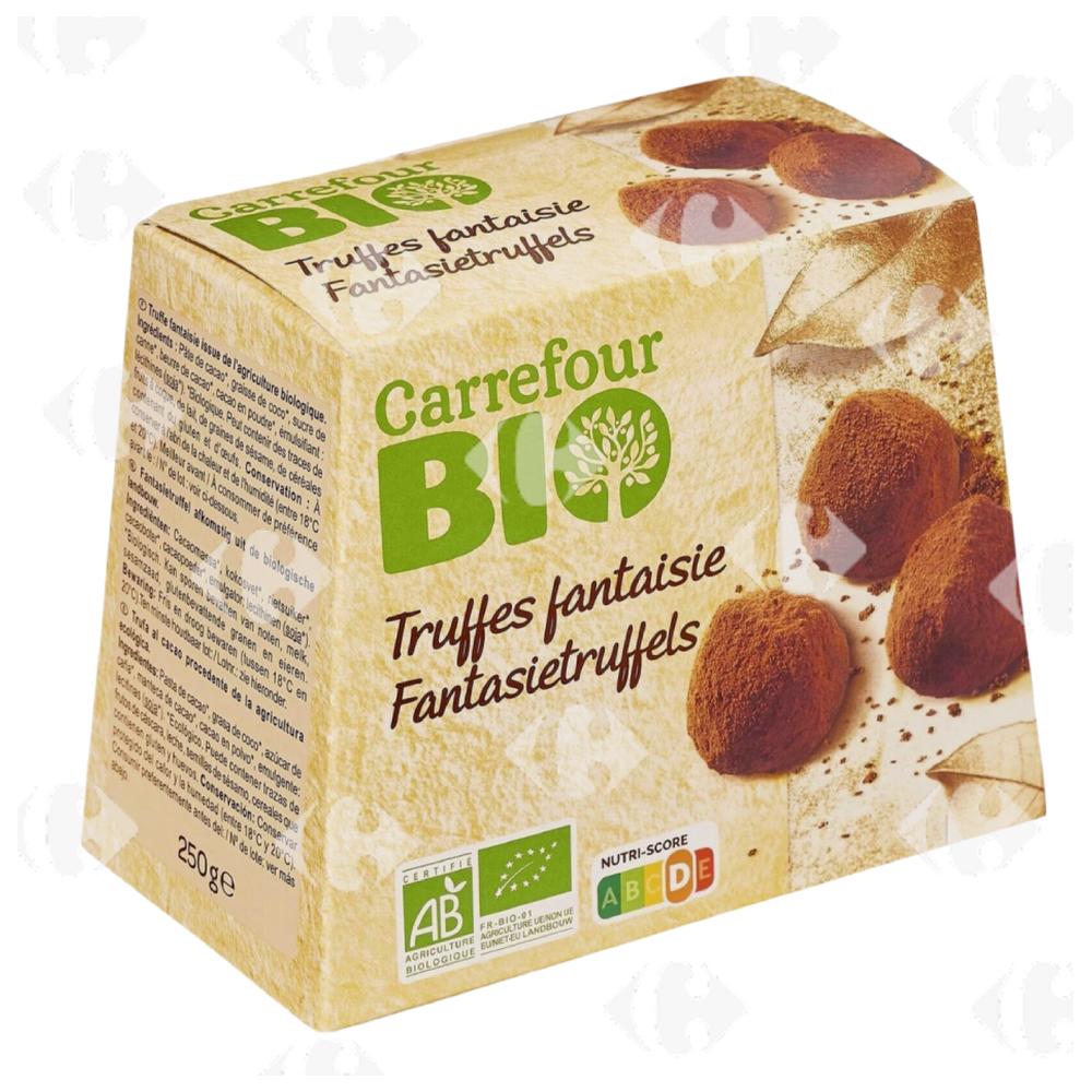 Chocolat Truffes Fantaisie Bio Carrefour Bio 250g.