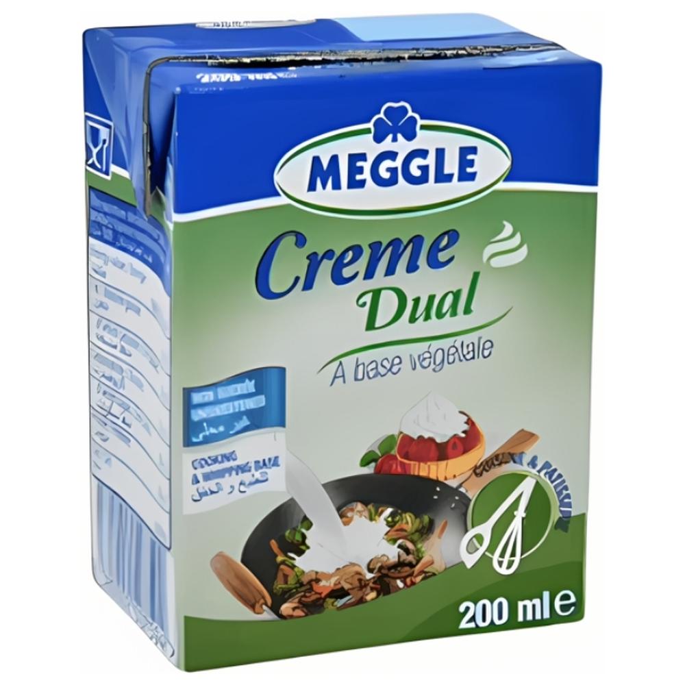 [571337] Crème Végétale Duo Non Sucrée Meggle 20cl.