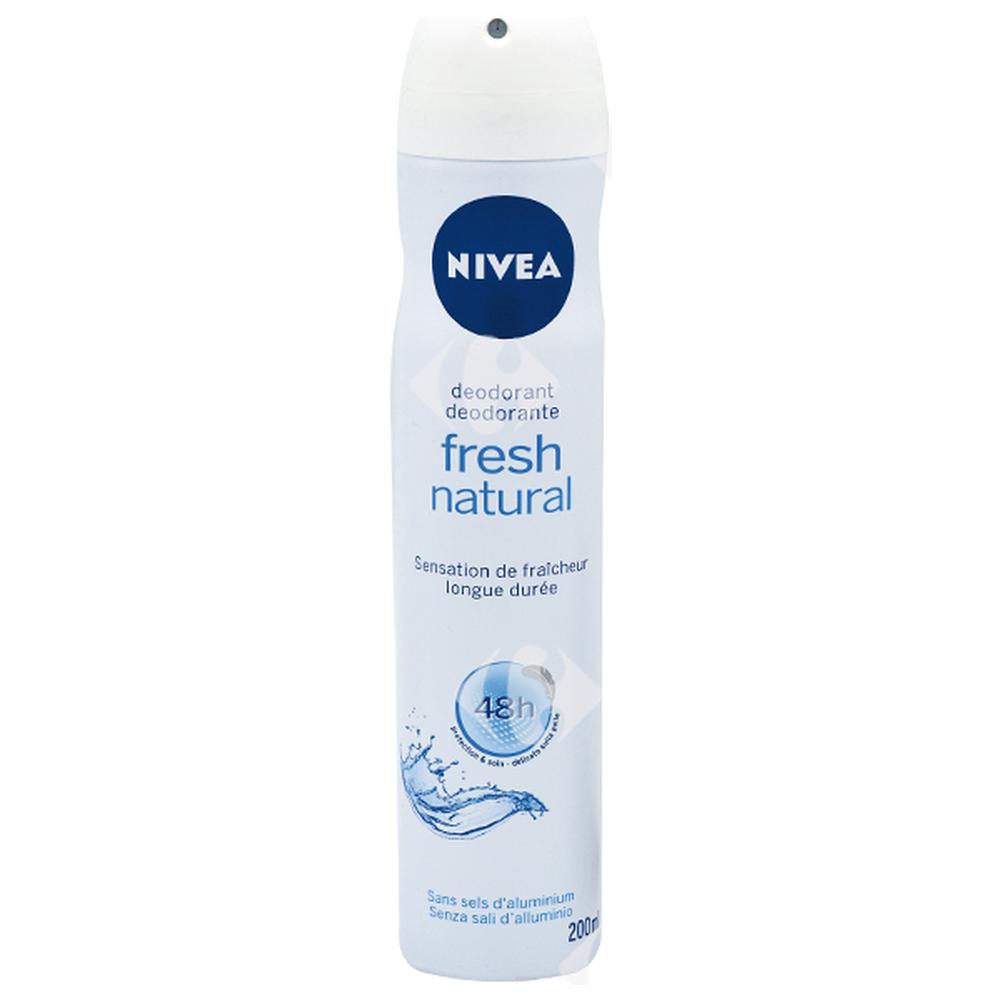 Atomiseur Anti-Transpirant Fresh Natural Nivea 200ml.