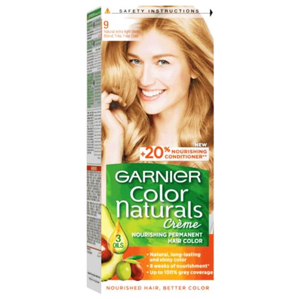 [653037] Coloration Crème Blond Très Clair 9 Color Naturals Garnier.