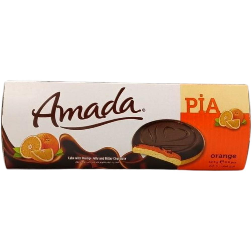 Biscuit Fourré à l'Orange Pia Amada 100g.