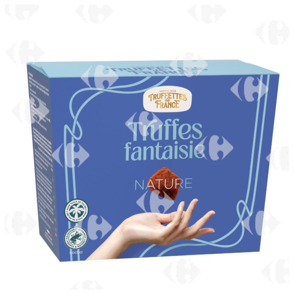 Chocolat Truffes Fantaisie Nature Truffettes de France 200g.