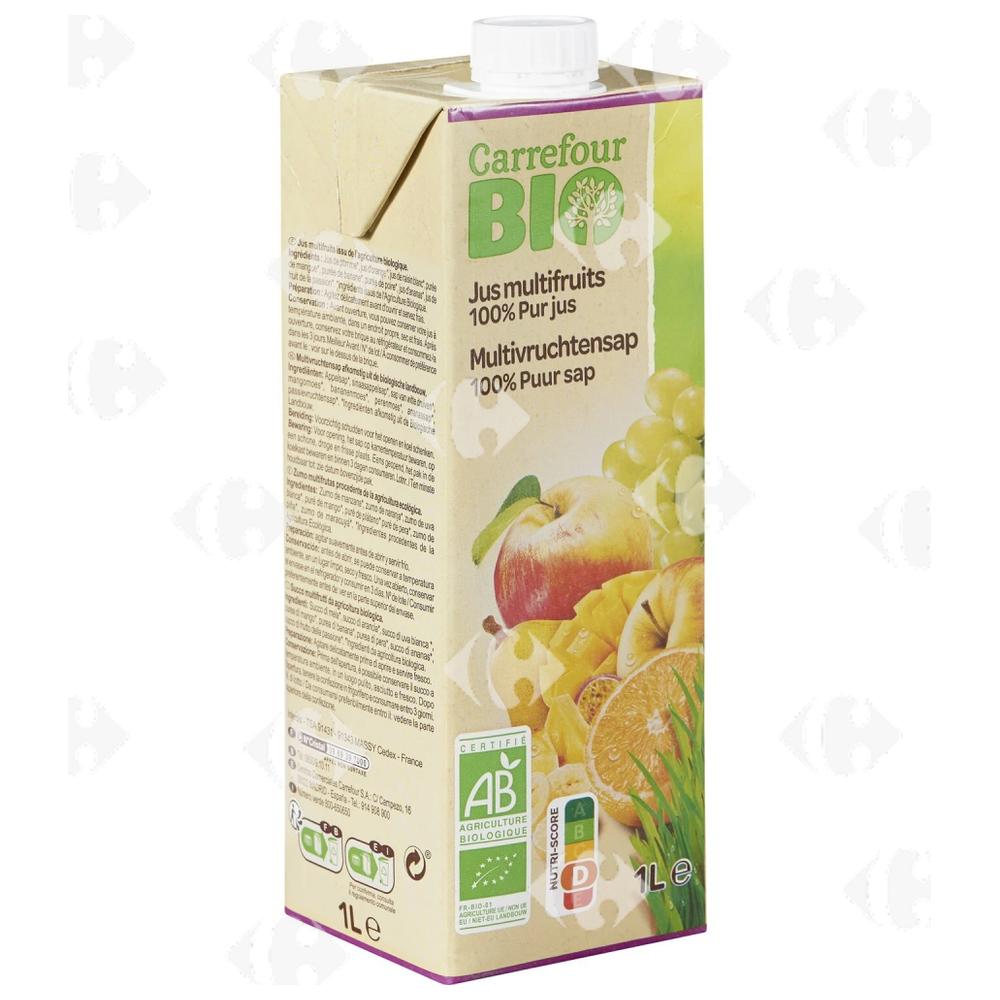[571218] Jus de Fruits Bio Multifruits Carrefour Bio 1L