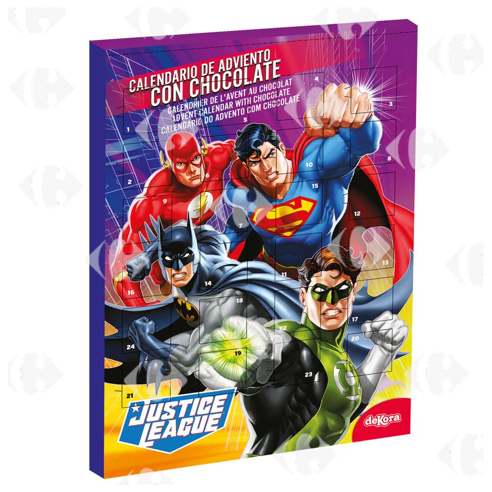 Calendrier de Noël en Chocolat Justice League Bip.