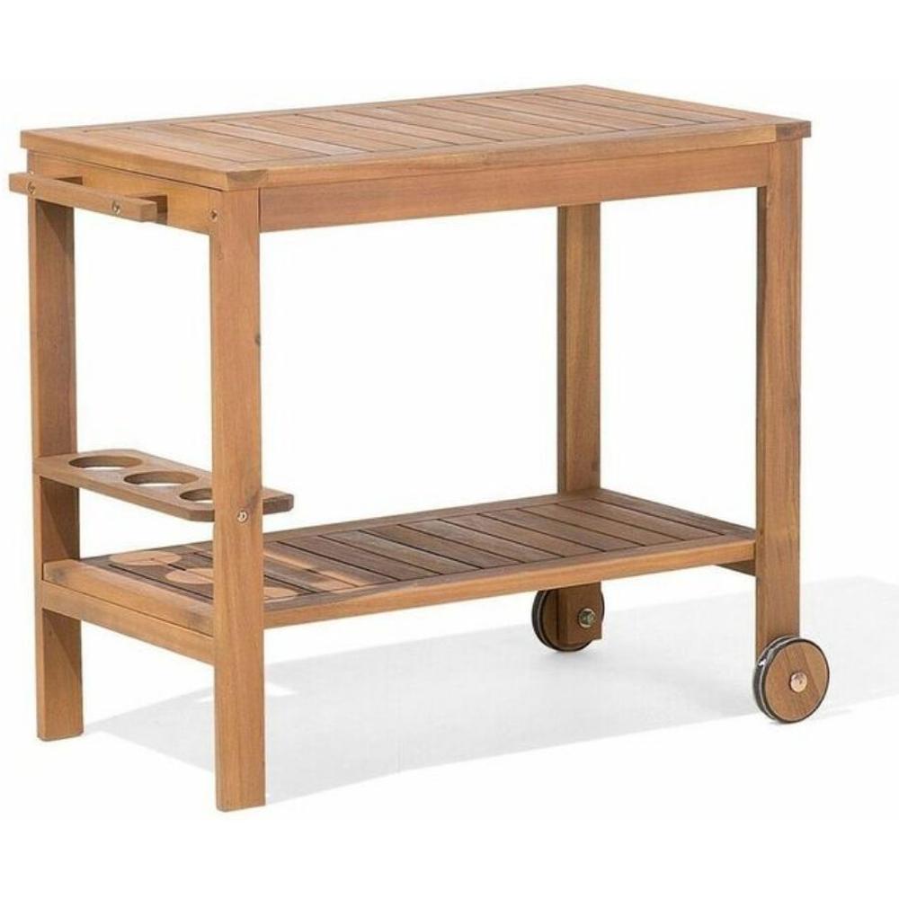 [518730] Desserte Balai Beige en Bois 79x47x74 cm