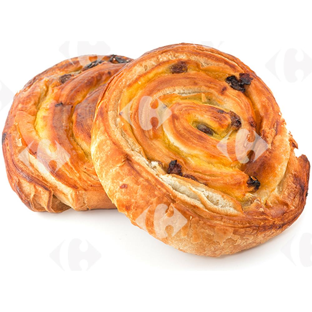 [643801] Escargot Margarine aux Raisins - 1 pièce.