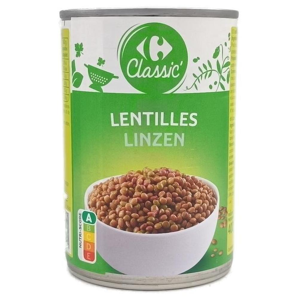 [705035] Lentilles Carrefour 400g.