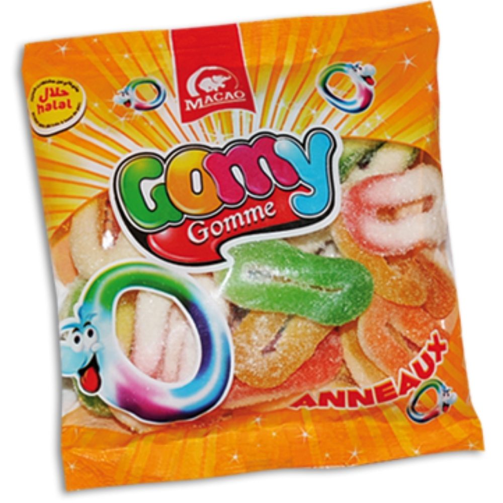 [593] Gommes Anneaux Gomy Macao 100G