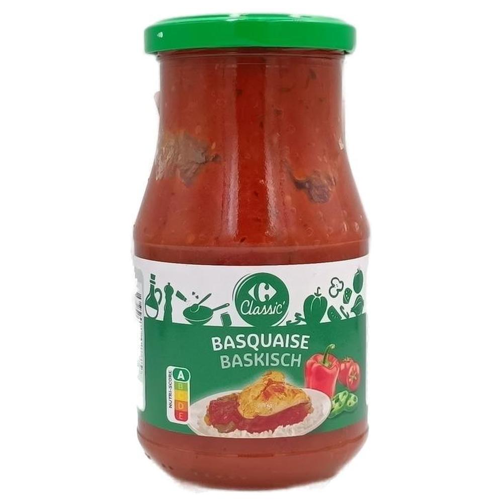 [684088] Sauce Basquaise Carrefour 420g.