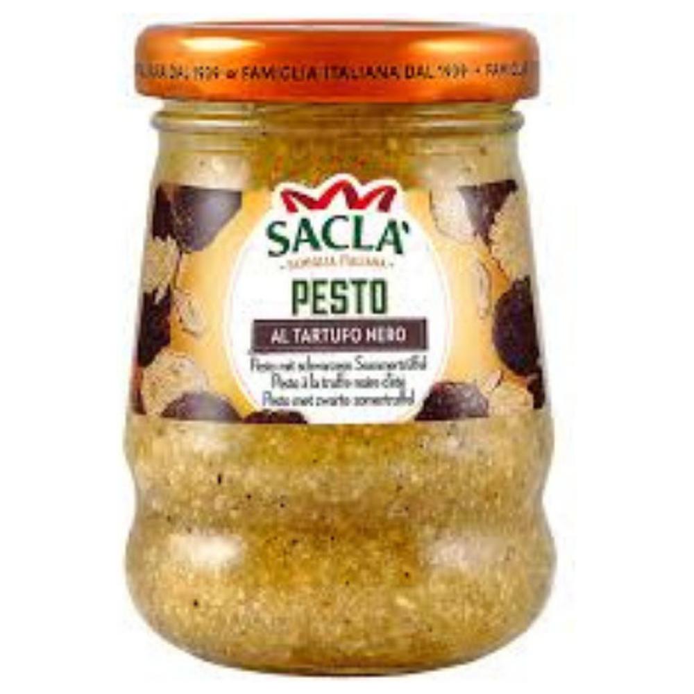[630015] Sauce Pesto al Tartufo Nero Sacla 90g.
