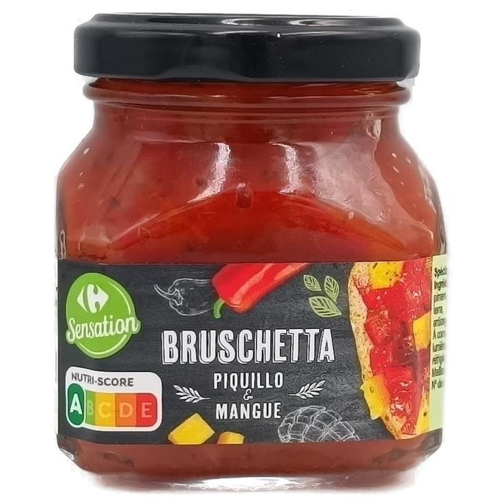 Bruschetta Poivron Piquillo Mangue Carrefour 150ml