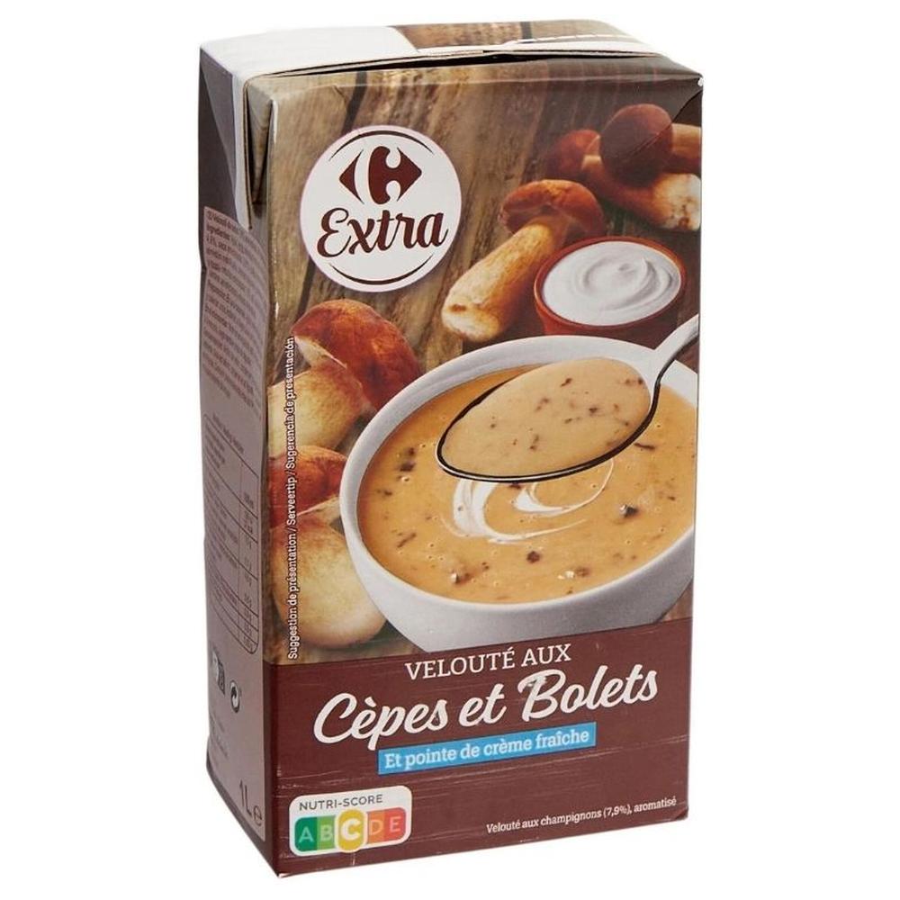 [415080] Velouté aux Cèpes et aux Bolets Carrefour Extra 1L