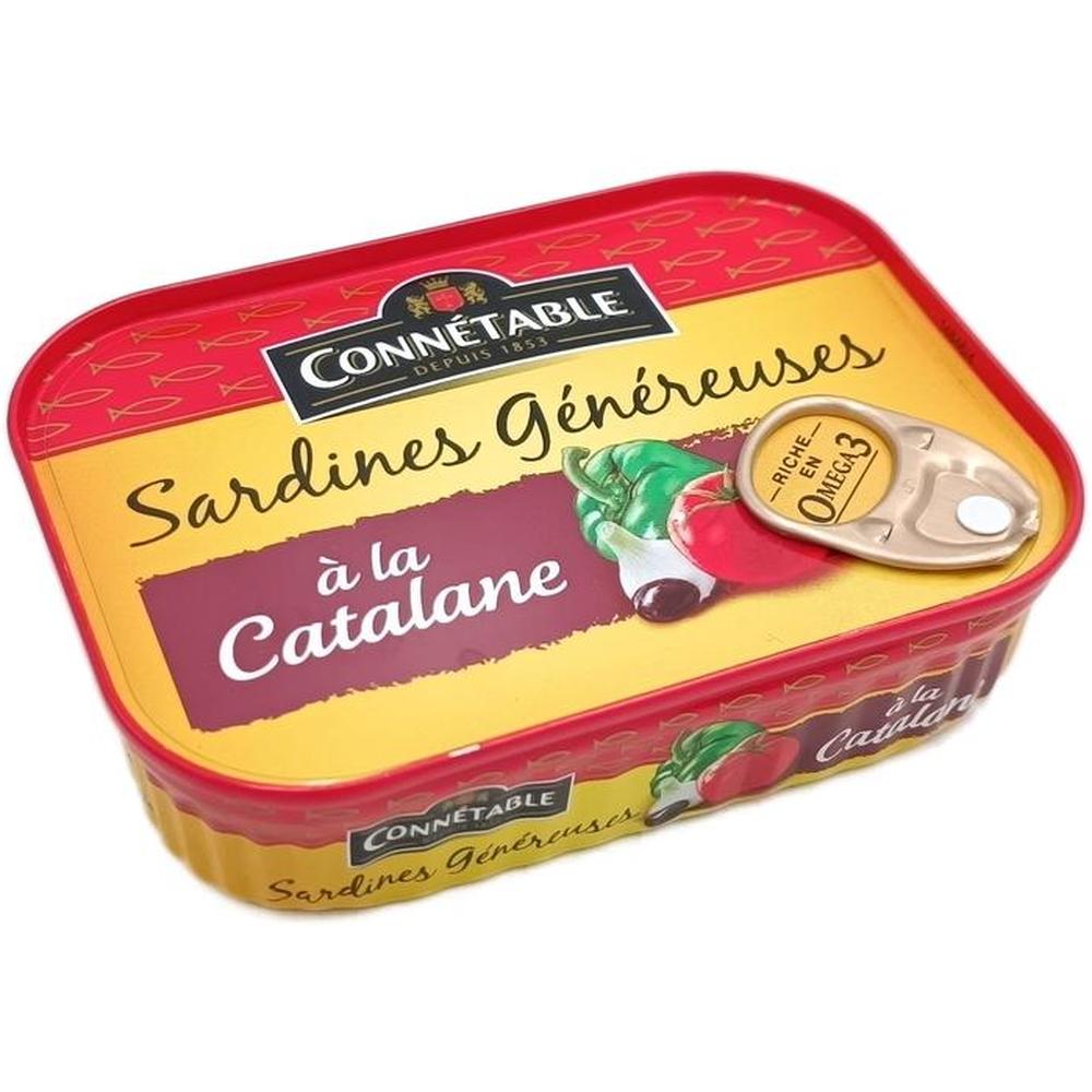 [573721] Sardine Généreuse Sauce Catalane Connétable 140g.