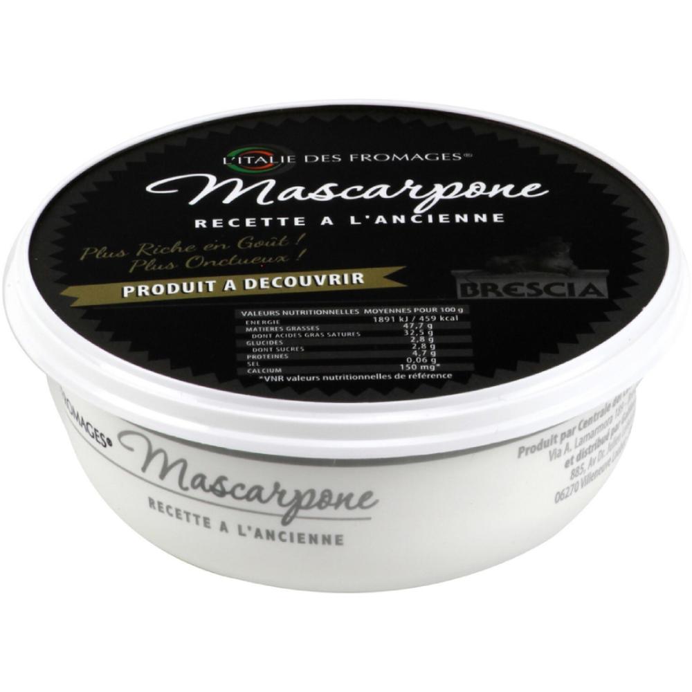 [571859] Fromage Mascarpone à l'Ancienne l'Italie des Fromages 250g.