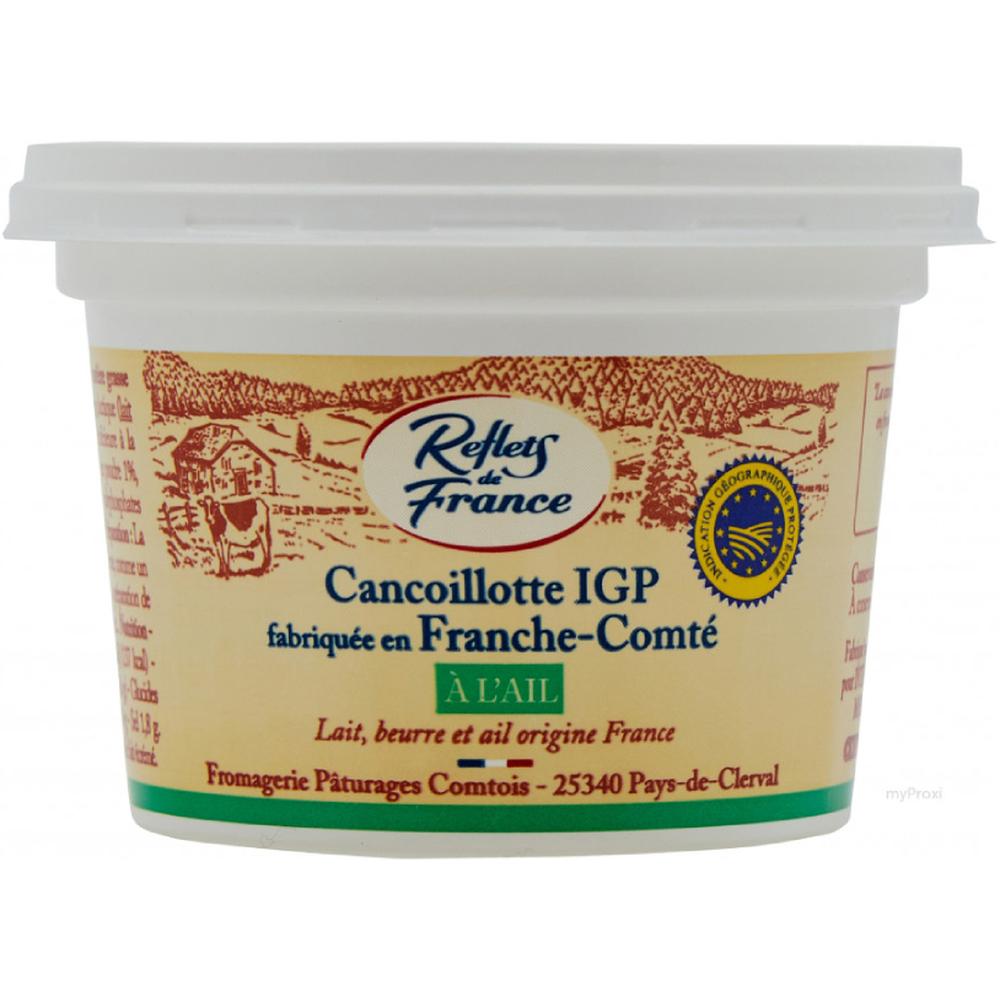 [526295] Cancoillotte à l'Ail 8%Mg Reflets de France 250g.