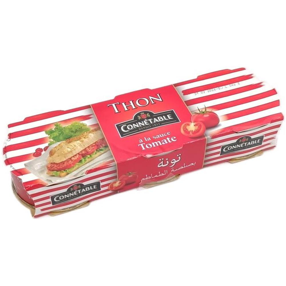 [620628] Miettes de Thon à la Sauce Tomate Connétable 3x80g.