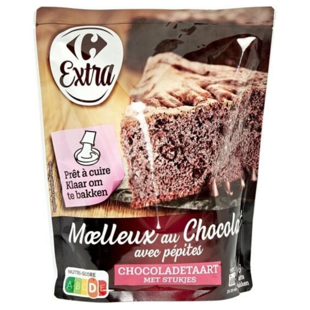 [637755] Préparation Gâteau Moelleux Chocolat Pépites Carrefour Extra 500g