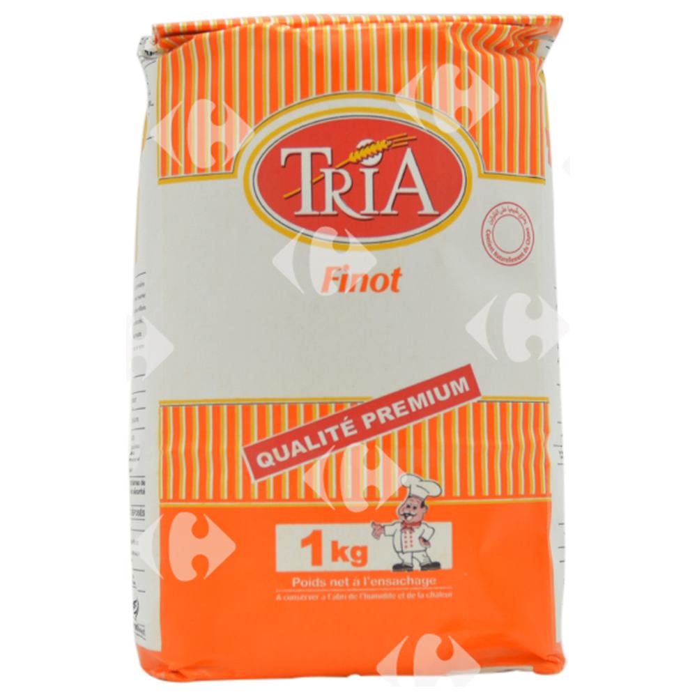 [374147] Farine Finot de Blé Dur Tria 1kg.