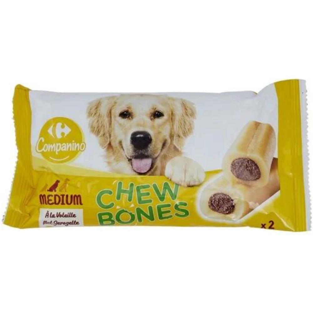 [375855] Récompense pour Chien Medium Volaille Carrefour Companino 200g