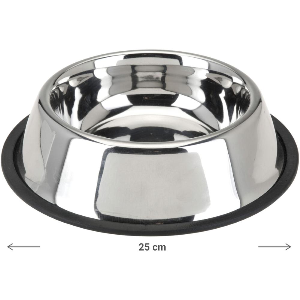 Bol pour Chien en Acier Inoxydable 25cm