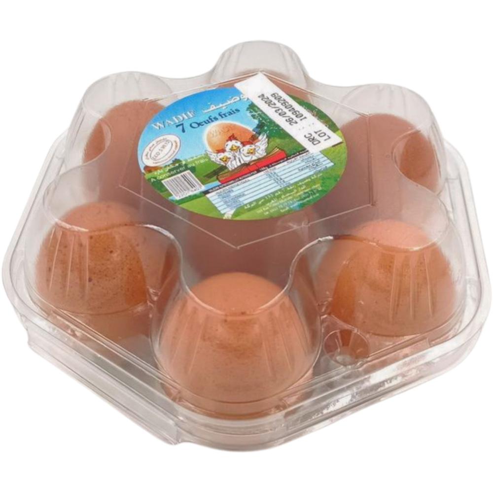 [702525] Oeufs Wadif 7 unités.
