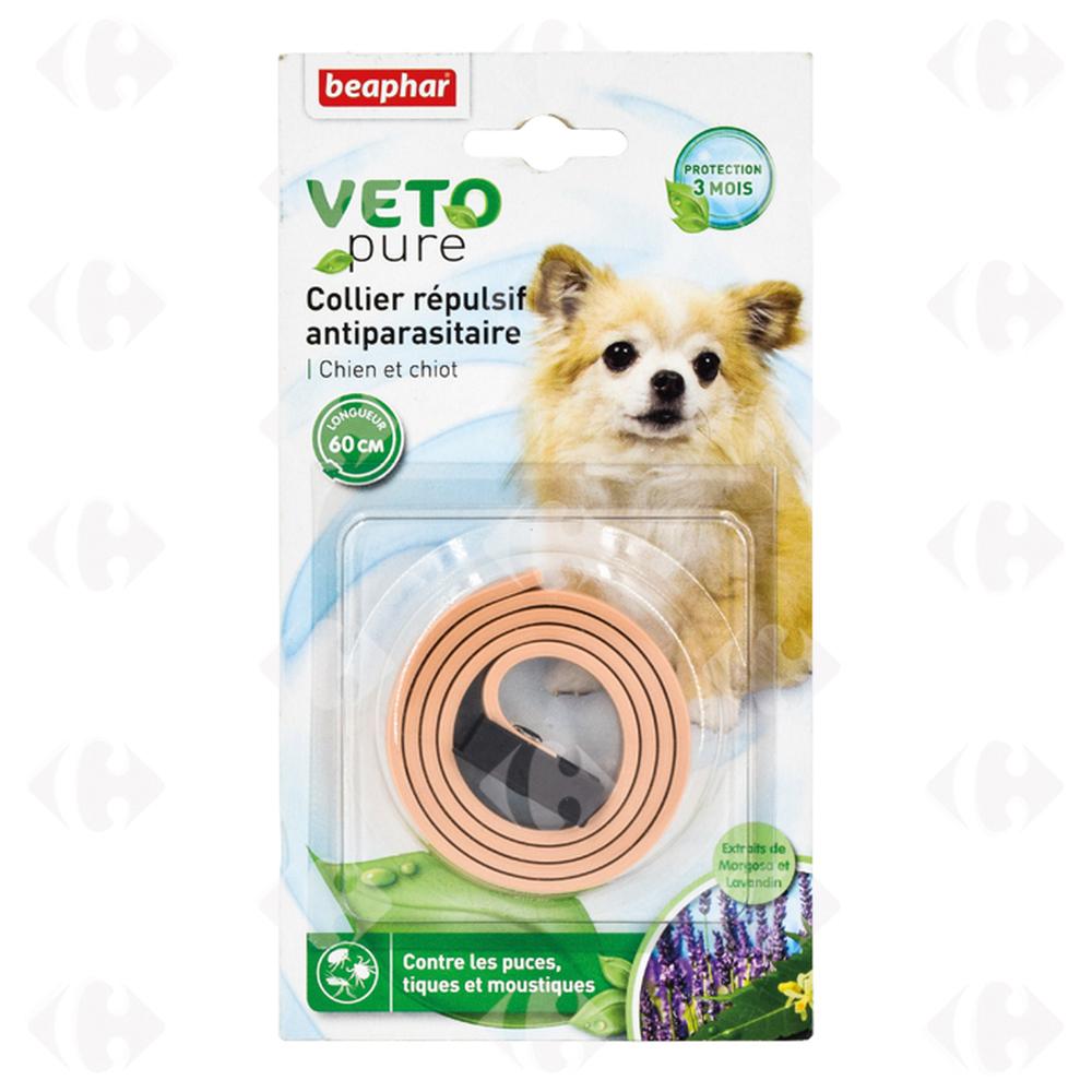 [665586] Collier Répulsif Antiparasitaire VNA pour Chiens et Chiots Beige Beaphar