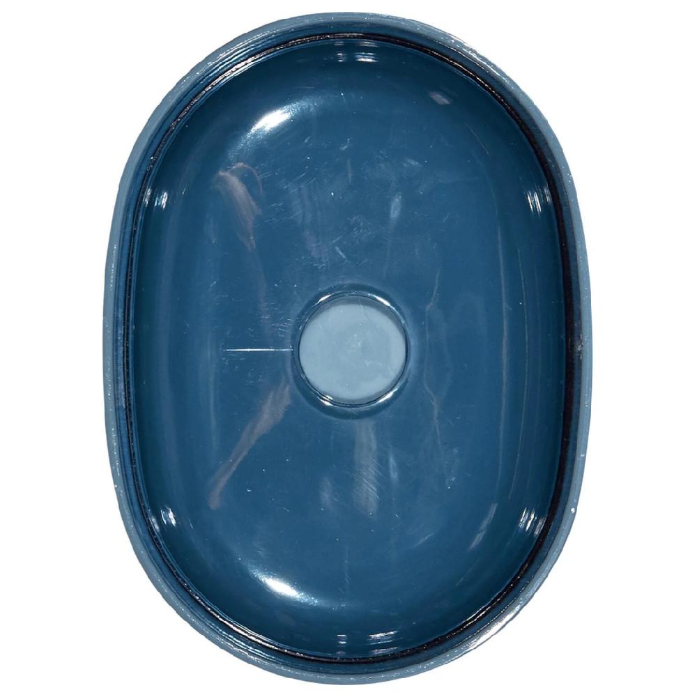 Porte-Savon Plastique Bleu.