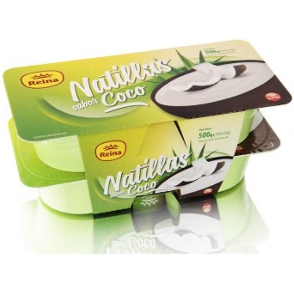 [644706] Crème Dessert Noix de Coco Reina 125g 4 unités.