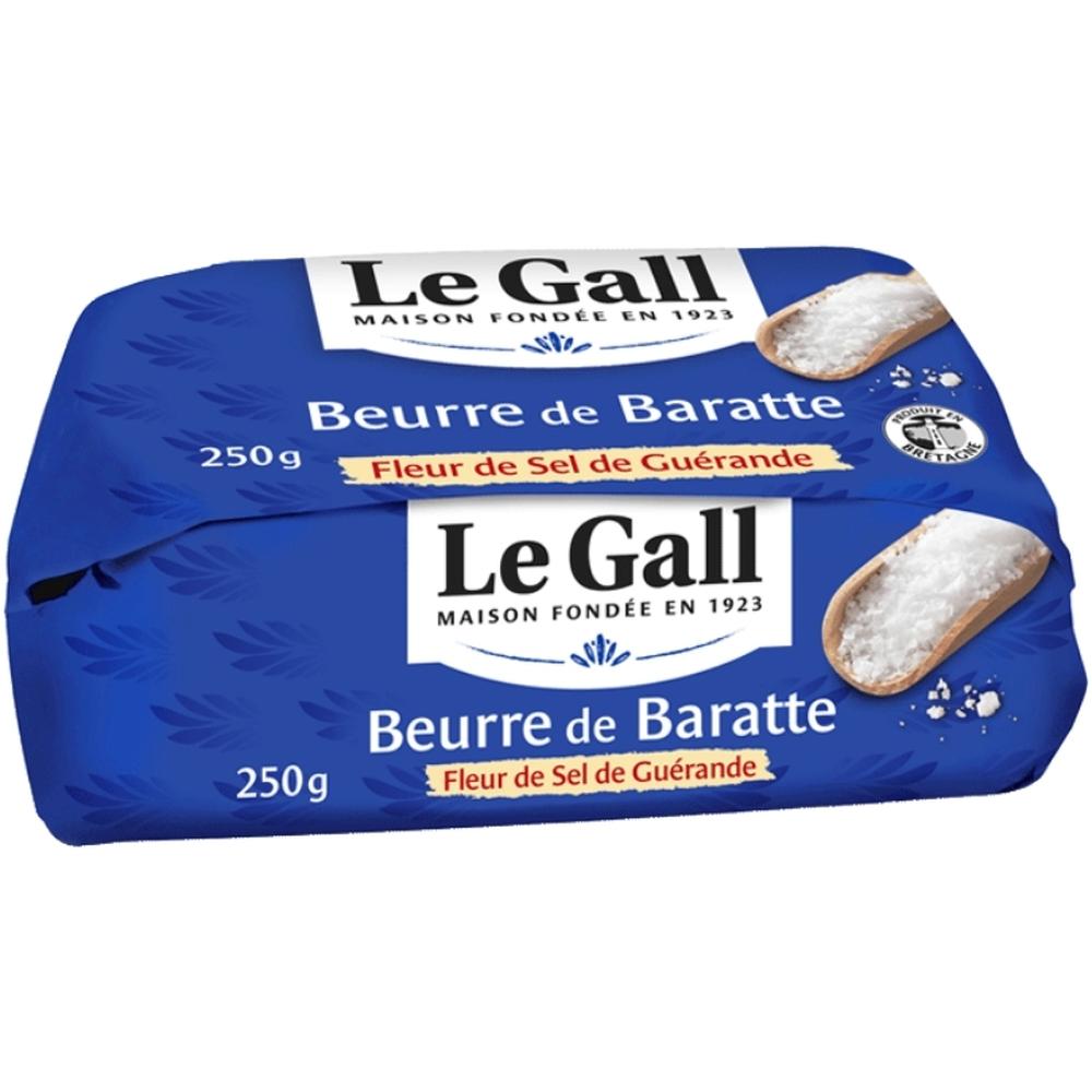 [710767] Beurre de Baratte Moulé Sel de Guérande Le Gall 250g.
