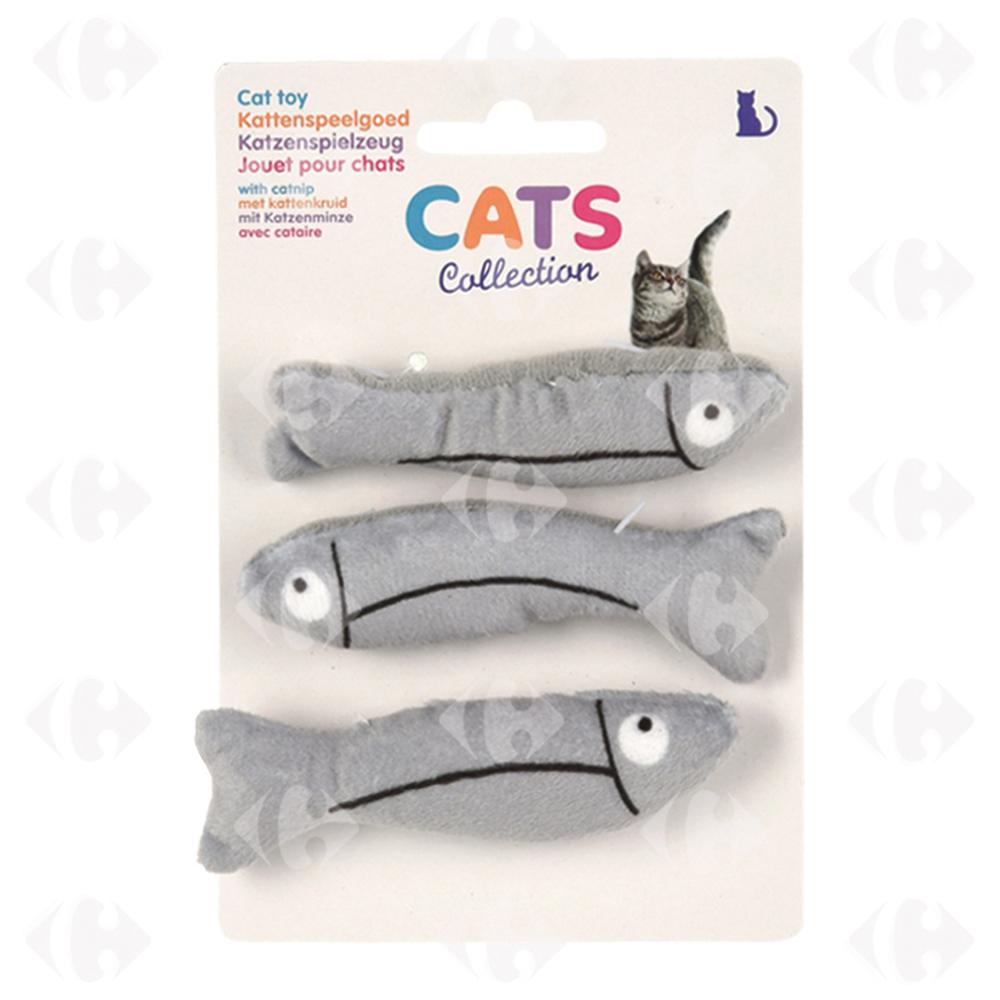 [667233] Jouet Poissons pour Chats avec Cataire