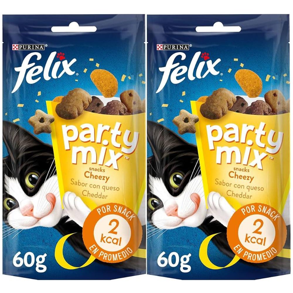 [720742] Snack Chat Cheesy Mix Party Felix 60g +1 Gratuit